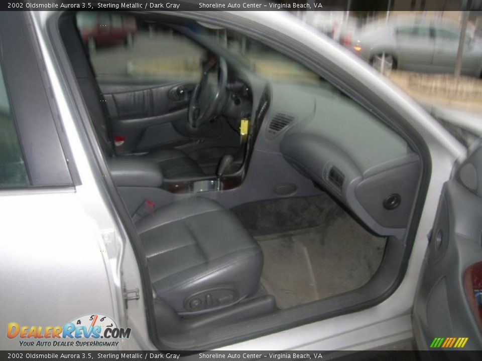 2002 Oldsmobile Aurora 3.5 Sterling Metallic / Dark Gray Photo #12