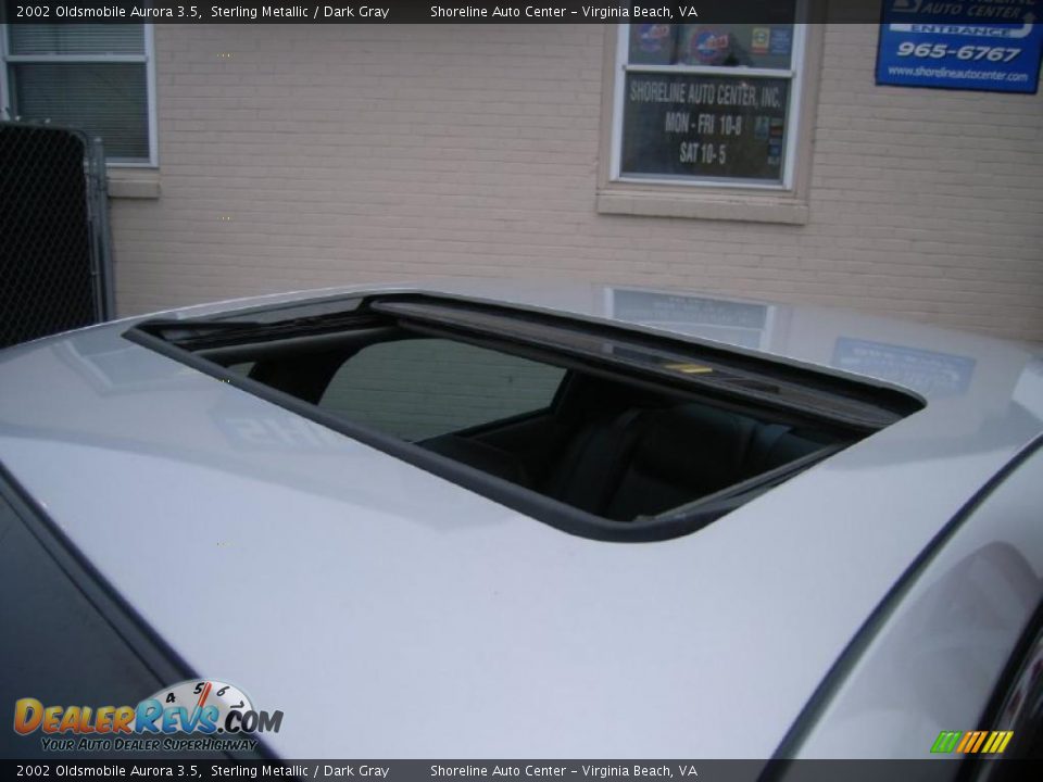 2002 Oldsmobile Aurora 3.5 Sterling Metallic / Dark Gray Photo #14