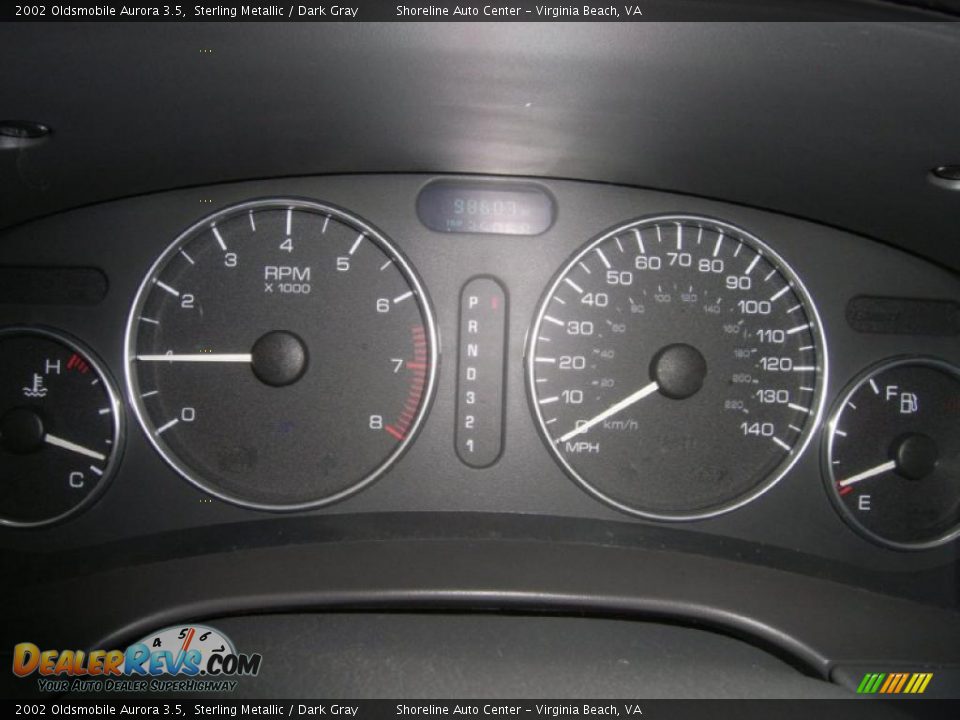 2002 Oldsmobile Aurora 3.5 Sterling Metallic / Dark Gray Photo #20