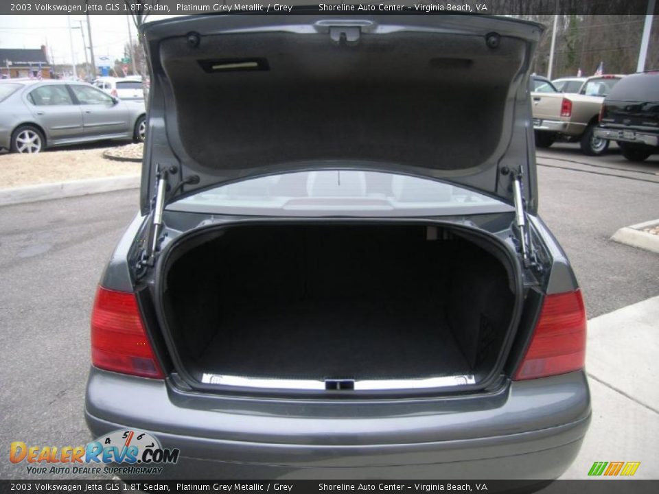 2003 Volkswagen Jetta GLS 1.8T Sedan Platinum Grey Metallic / Grey Photo #12