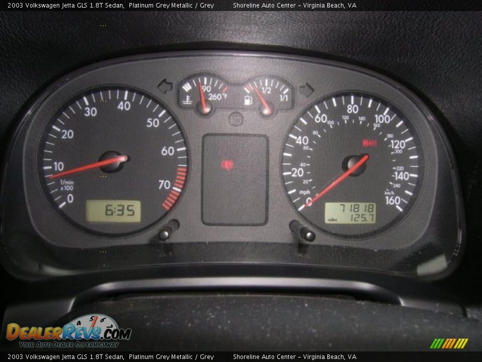 2003 Volkswagen Jetta GLS 1.8T Sedan Platinum Grey Metallic / Grey Photo #20