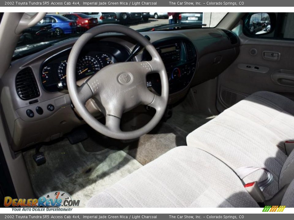 2002 Toyota Tundra SR5 Access Cab 4x4 Imperial Jade Green Mica / Light Charcoal Photo #7