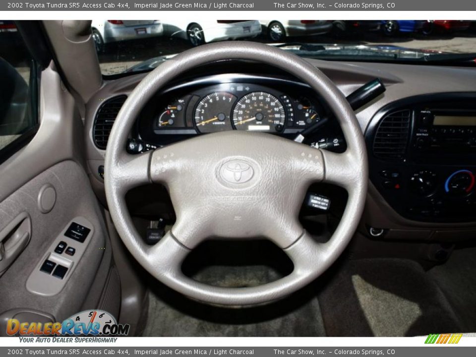 2002 Toyota Tundra SR5 Access Cab 4x4 Imperial Jade Green Mica / Light Charcoal Photo #8