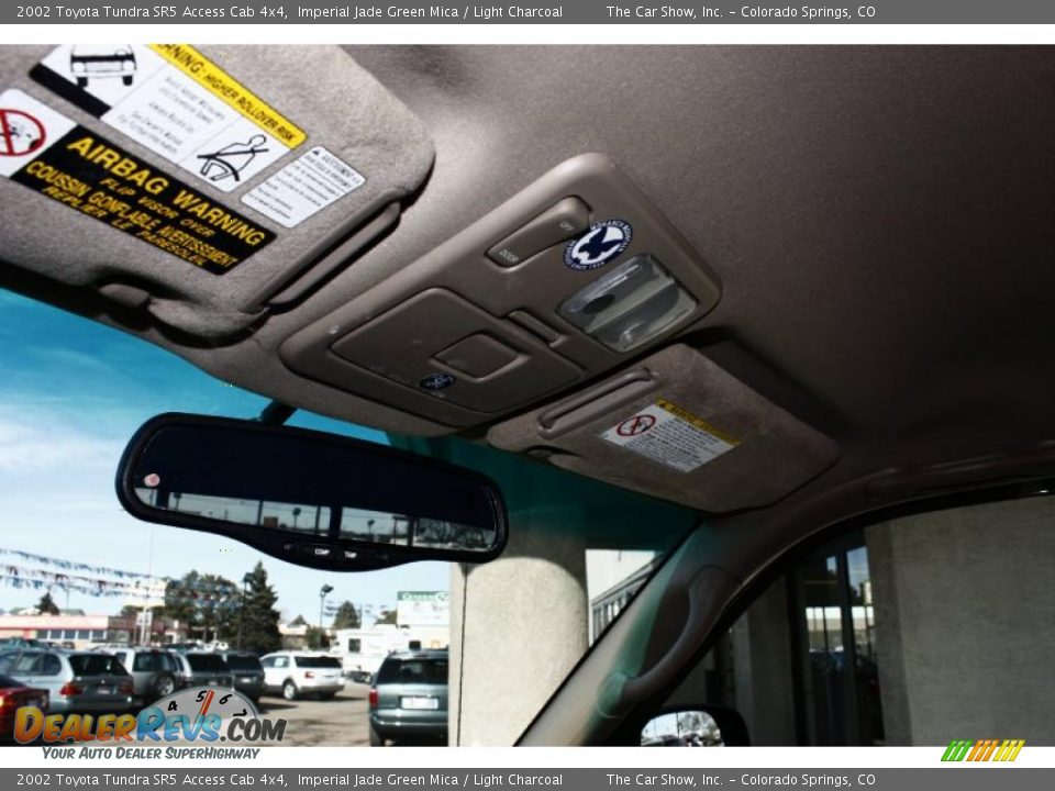 2002 Toyota Tundra SR5 Access Cab 4x4 Imperial Jade Green Mica / Light Charcoal Photo #10
