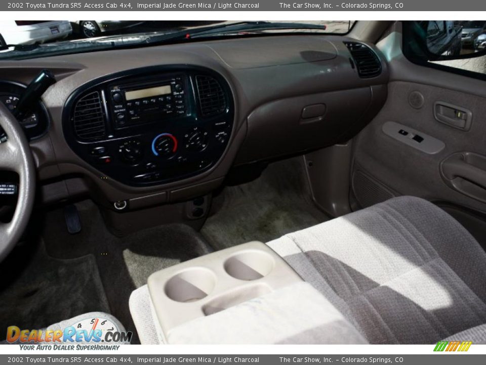 2002 Toyota Tundra SR5 Access Cab 4x4 Imperial Jade Green Mica / Light Charcoal Photo #11