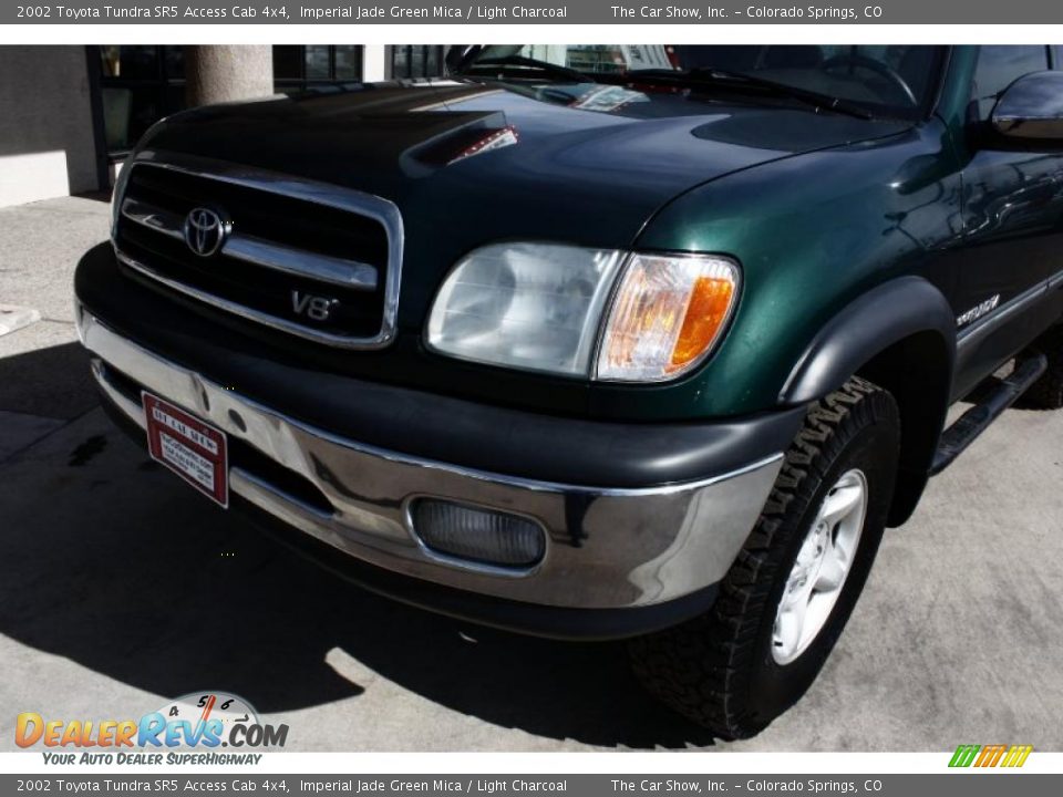 2002 Toyota Tundra SR5 Access Cab 4x4 Imperial Jade Green Mica / Light Charcoal Photo #15
