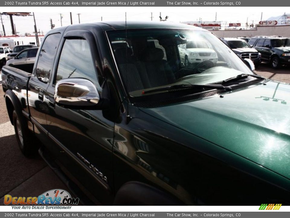 2002 Toyota Tundra SR5 Access Cab 4x4 Imperial Jade Green Mica / Light Charcoal Photo #16