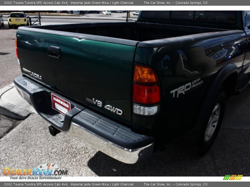 2002 Toyota Tundra SR5 Access Cab 4x4 Imperial Jade Green Mica / Light Charcoal Photo #17