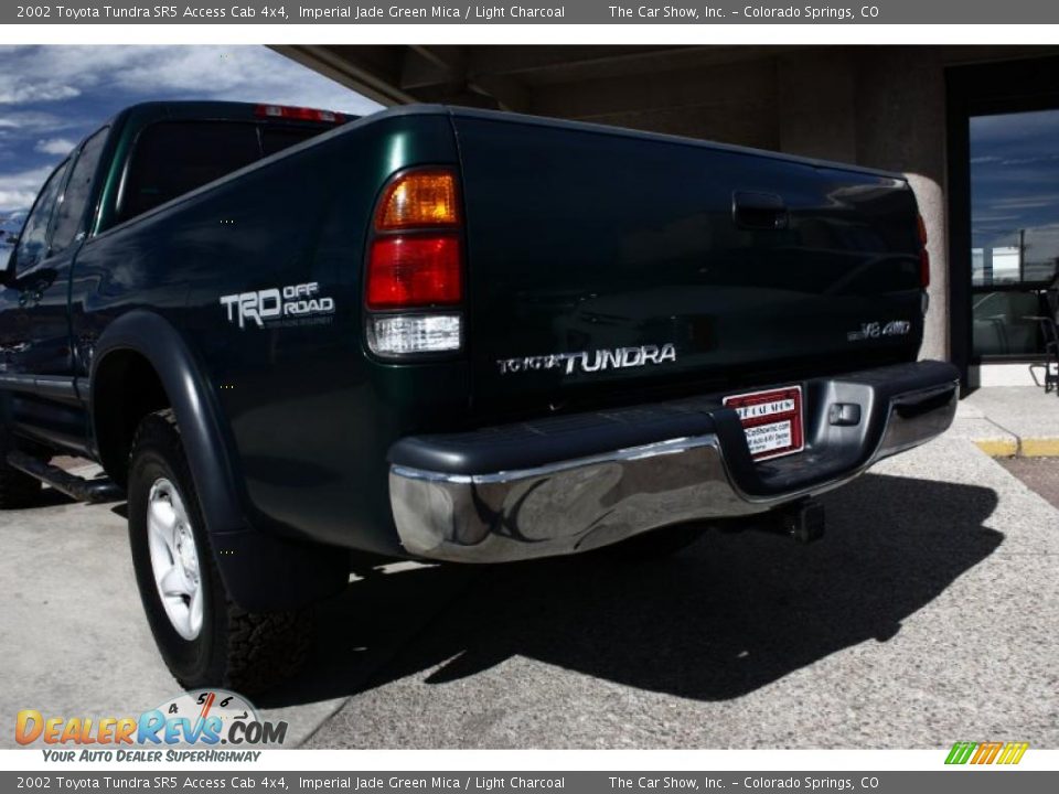 2002 Toyota Tundra SR5 Access Cab 4x4 Imperial Jade Green Mica / Light Charcoal Photo #18