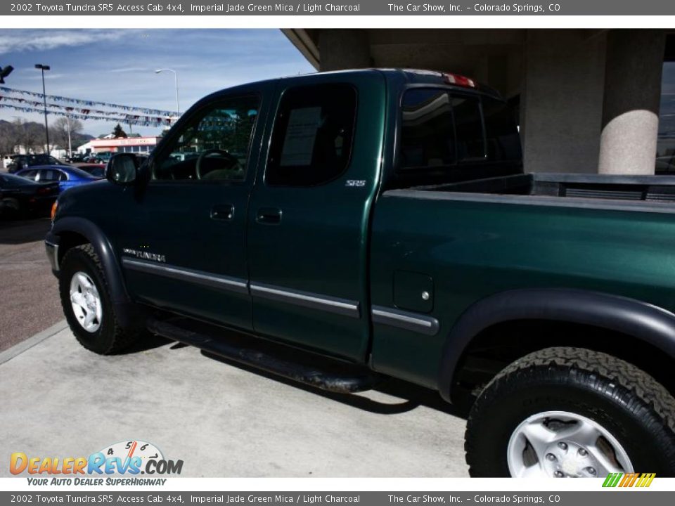 2002 Toyota Tundra SR5 Access Cab 4x4 Imperial Jade Green Mica / Light Charcoal Photo #19