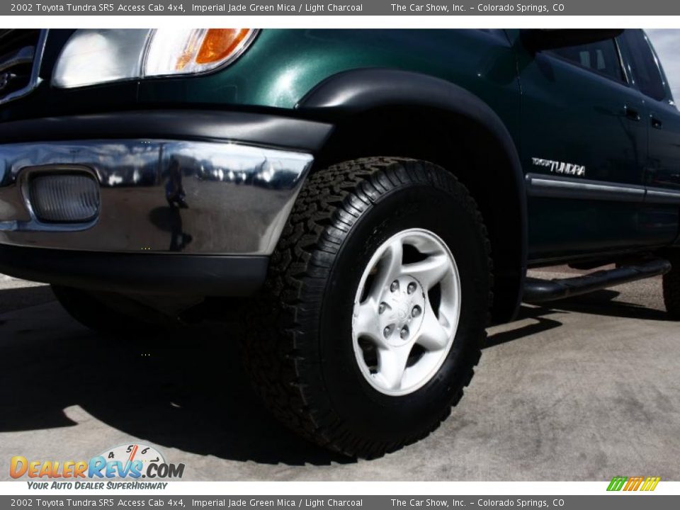 2002 Toyota Tundra SR5 Access Cab 4x4 Imperial Jade Green Mica / Light Charcoal Photo #20