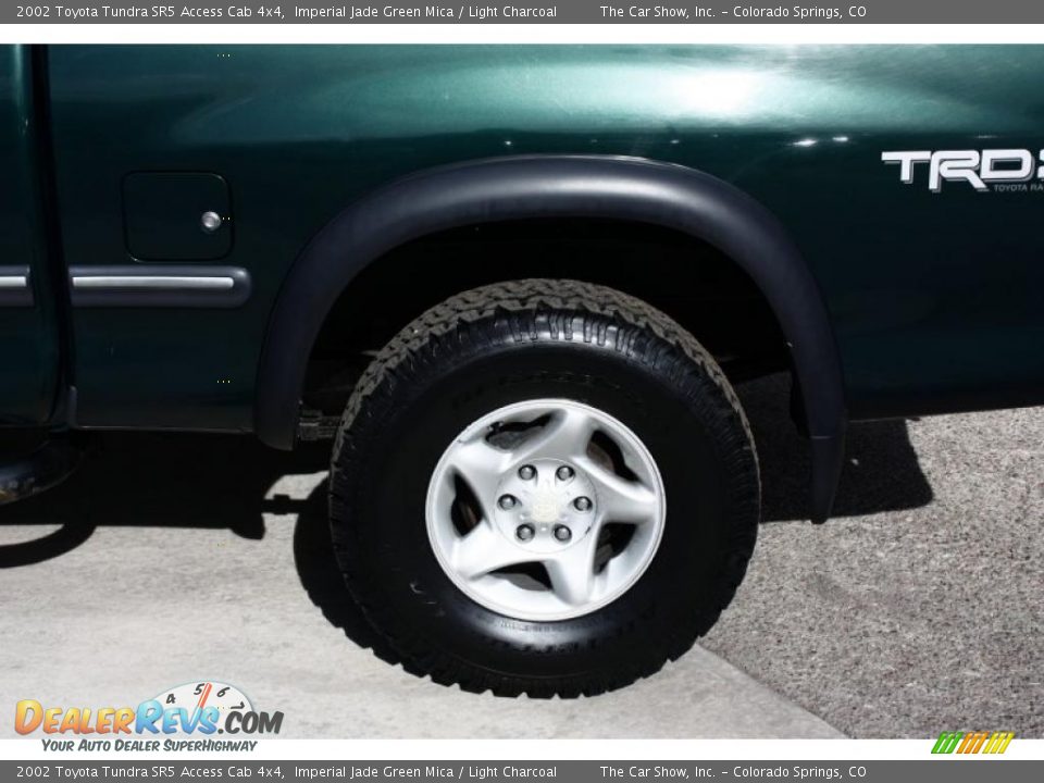 2002 Toyota Tundra SR5 Access Cab 4x4 Imperial Jade Green Mica / Light Charcoal Photo #21