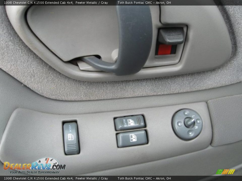 1998 Chevrolet C/K K1500 Extended Cab 4x4 Pewter Metallic / Gray Photo #10