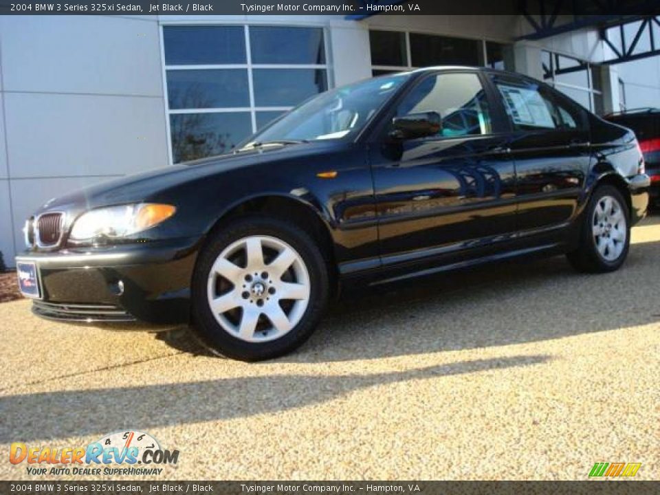 2004 BMW 3 Series 325xi Sedan Jet Black / Black Photo #2