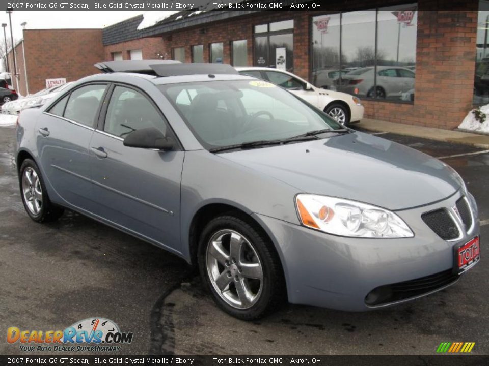 2007 Pontiac G6 GT Sedan Blue Gold Crystal Metallic / Ebony Photo #1