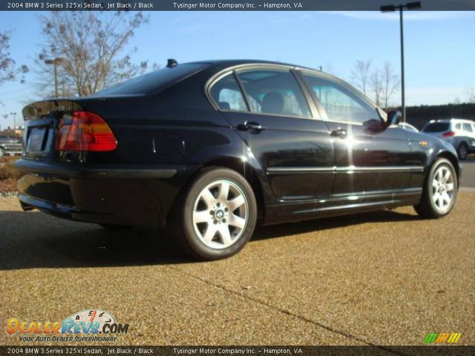 2004 BMW 3 Series 325xi Sedan Jet Black / Black Photo #4