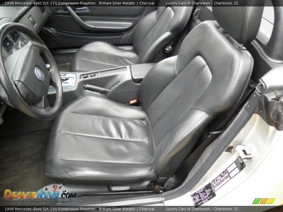 1998 Mercedes-Benz SLK 230 Kompressor Roadster Brilliant Silver Metallic / Charcoal Photo #6