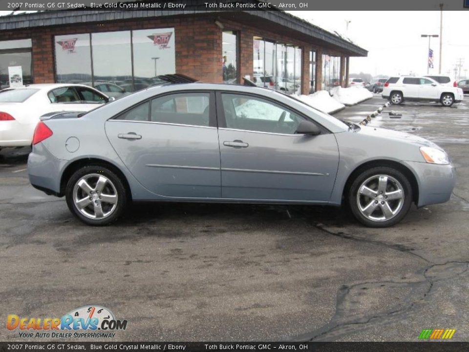 2007 Pontiac G6 GT Sedan Blue Gold Crystal Metallic / Ebony Photo #2