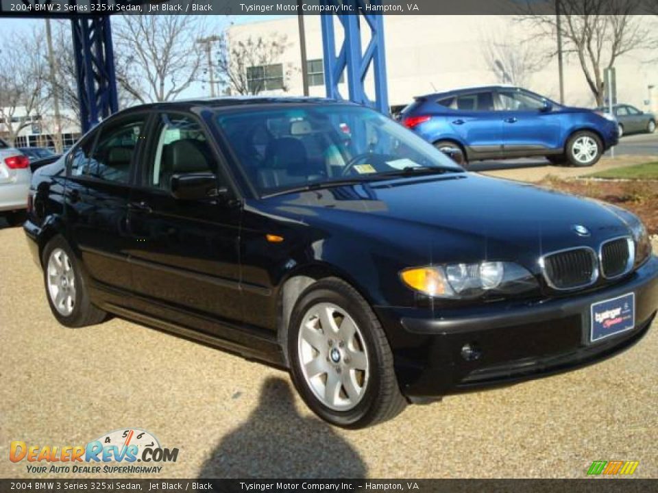2004 BMW 3 Series 325xi Sedan Jet Black / Black Photo #6
