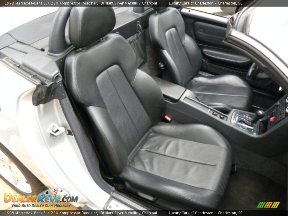 1998 Mercedes-Benz SLK 230 Kompressor Roadster Brilliant Silver Metallic / Charcoal Photo #8