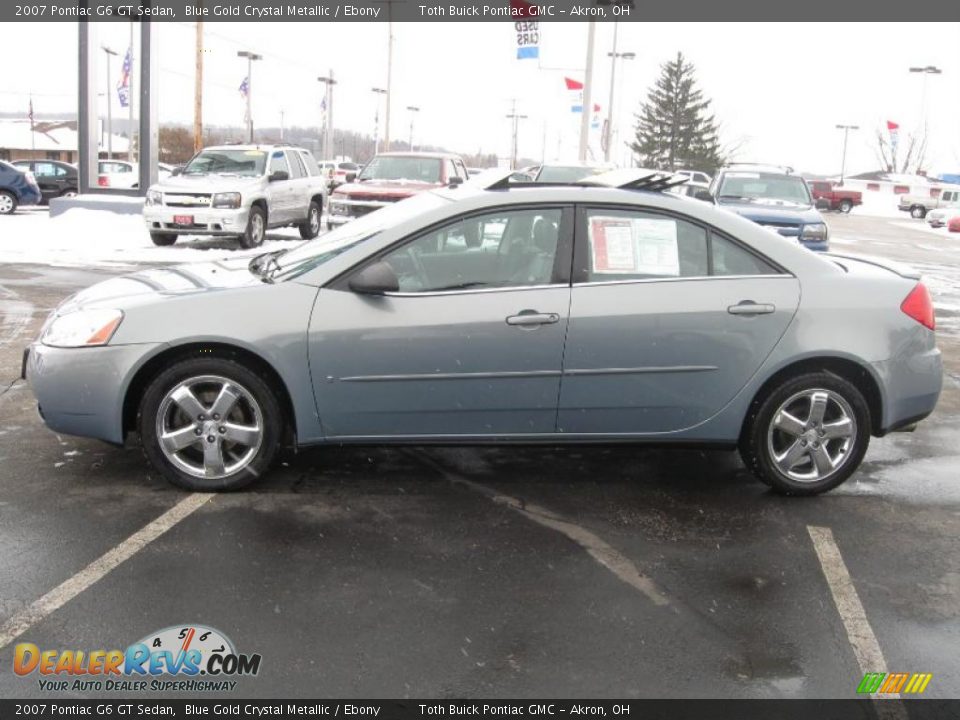 2007 Pontiac G6 GT Sedan Blue Gold Crystal Metallic / Ebony Photo #5