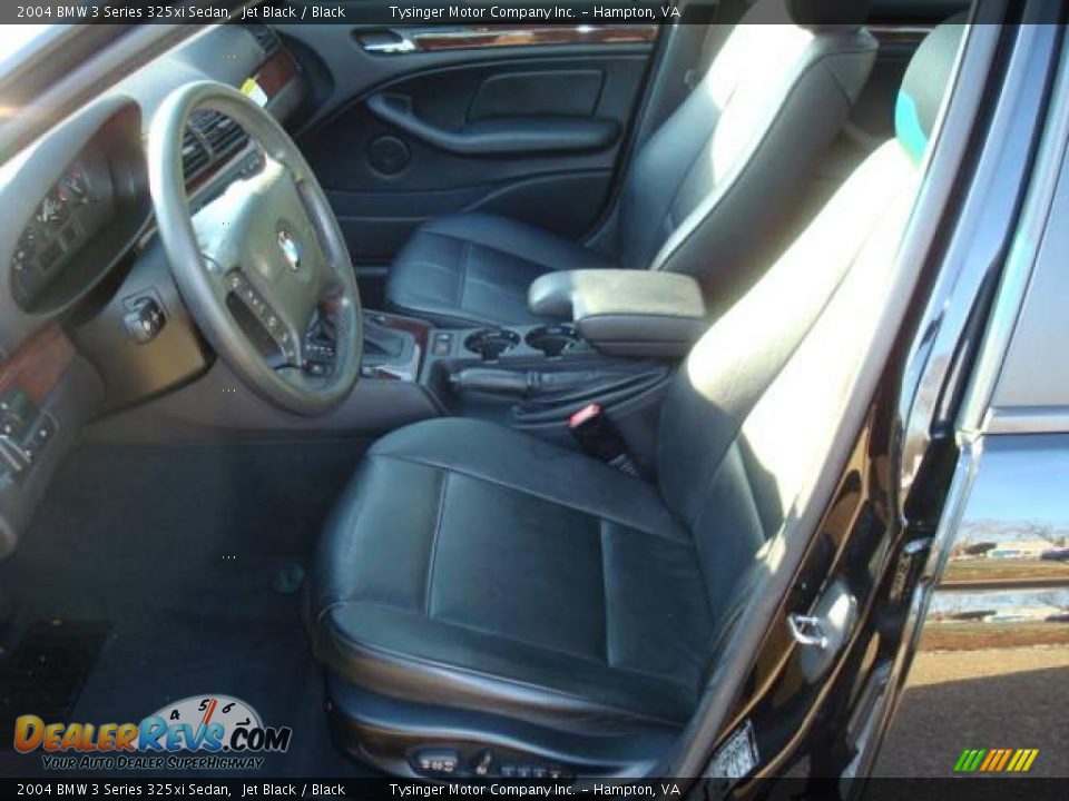 2004 BMW 3 Series 325xi Sedan Jet Black / Black Photo #9