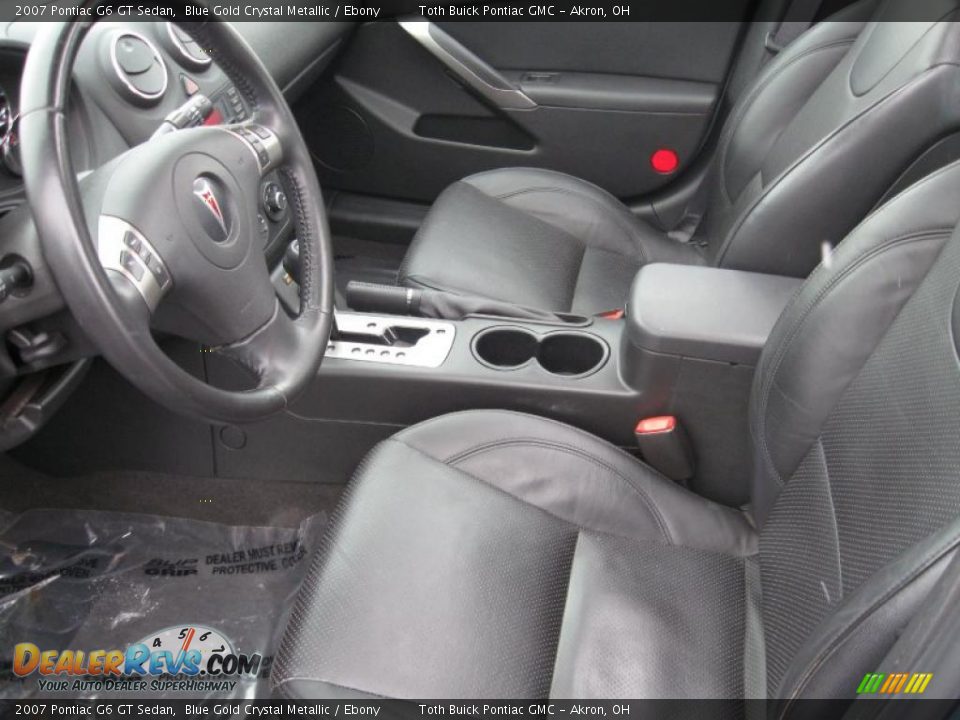 2007 Pontiac G6 GT Sedan Blue Gold Crystal Metallic / Ebony Photo #7