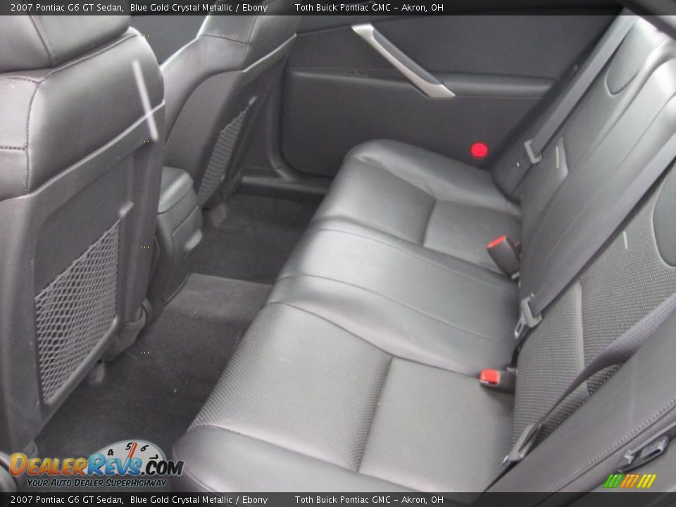 2007 Pontiac G6 GT Sedan Blue Gold Crystal Metallic / Ebony Photo #8