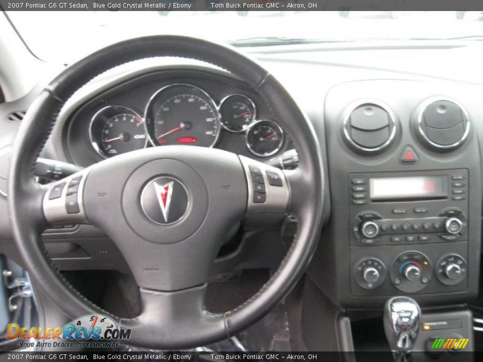 2007 Pontiac G6 GT Sedan Blue Gold Crystal Metallic / Ebony Photo #9
