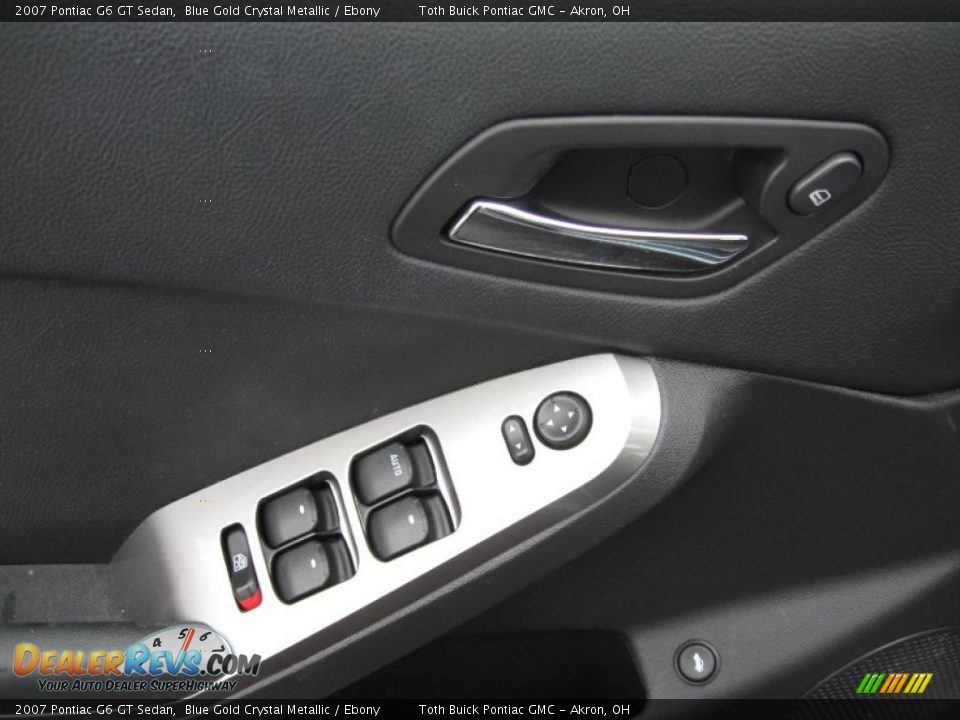 2007 Pontiac G6 GT Sedan Blue Gold Crystal Metallic / Ebony Photo #11
