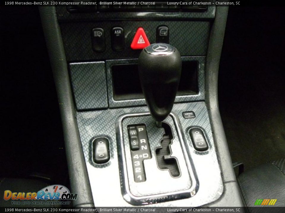 1998 Mercedes-Benz SLK 230 Kompressor Roadster Brilliant Silver Metallic / Charcoal Photo #16