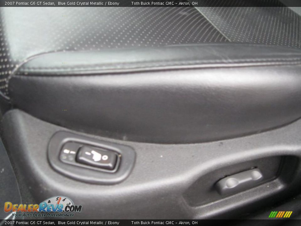 2007 Pontiac G6 GT Sedan Blue Gold Crystal Metallic / Ebony Photo #13