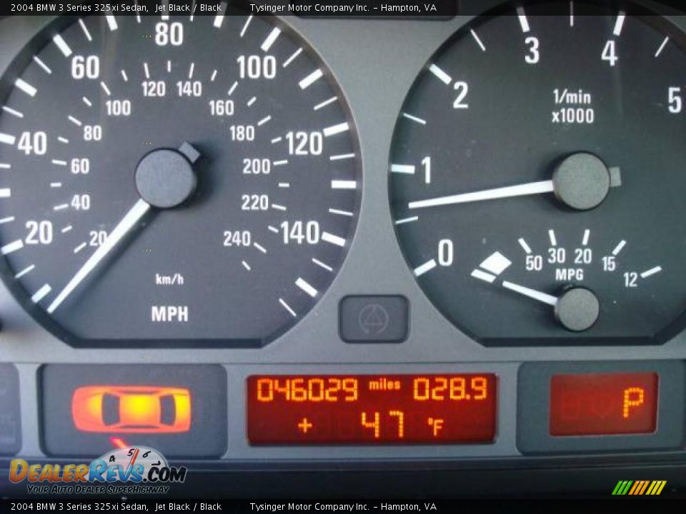 2004 BMW 3 Series 325xi Sedan Jet Black / Black Photo #20