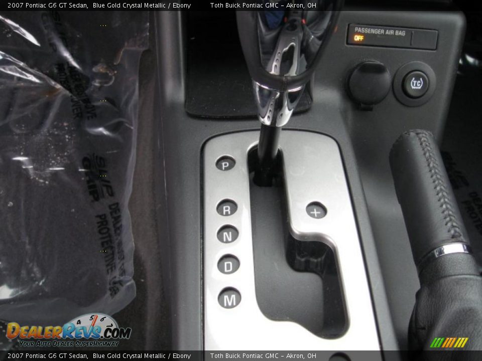 2007 Pontiac G6 GT Sedan Blue Gold Crystal Metallic / Ebony Photo #16