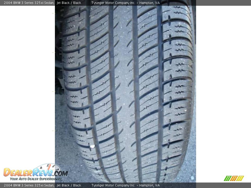2004 BMW 3 Series 325xi Sedan Jet Black / Black Photo #22