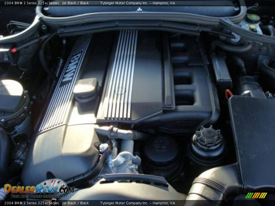 2004 BMW 3 Series 325xi Sedan Jet Black / Black Photo #23