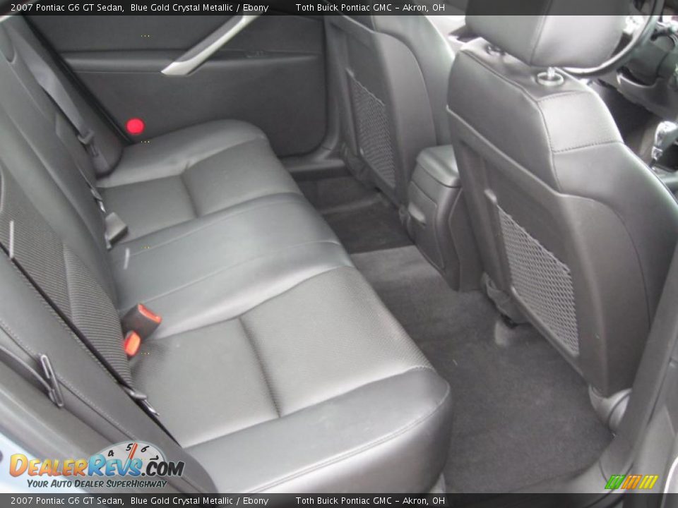 2007 Pontiac G6 GT Sedan Blue Gold Crystal Metallic / Ebony Photo #19
