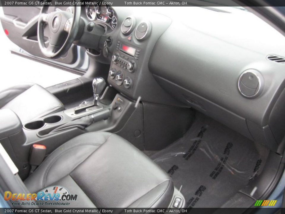 2007 Pontiac G6 GT Sedan Blue Gold Crystal Metallic / Ebony Photo #20