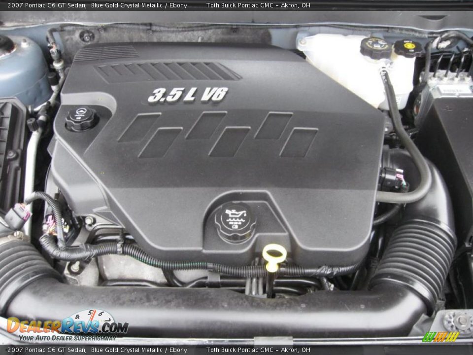 2007 Pontiac G6 GT Sedan Blue Gold Crystal Metallic / Ebony Photo #21