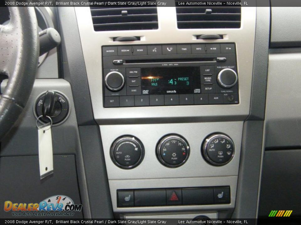 2008 Dodge Avenger R/T Brilliant Black Crystal Pearl / Dark Slate Gray/Light Slate Gray Photo #20