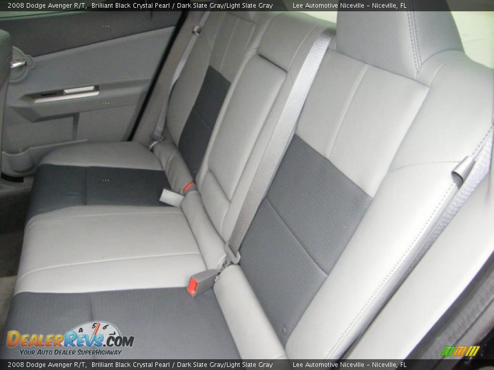 2008 Dodge Avenger R/T Brilliant Black Crystal Pearl / Dark Slate Gray/Light Slate Gray Photo #21