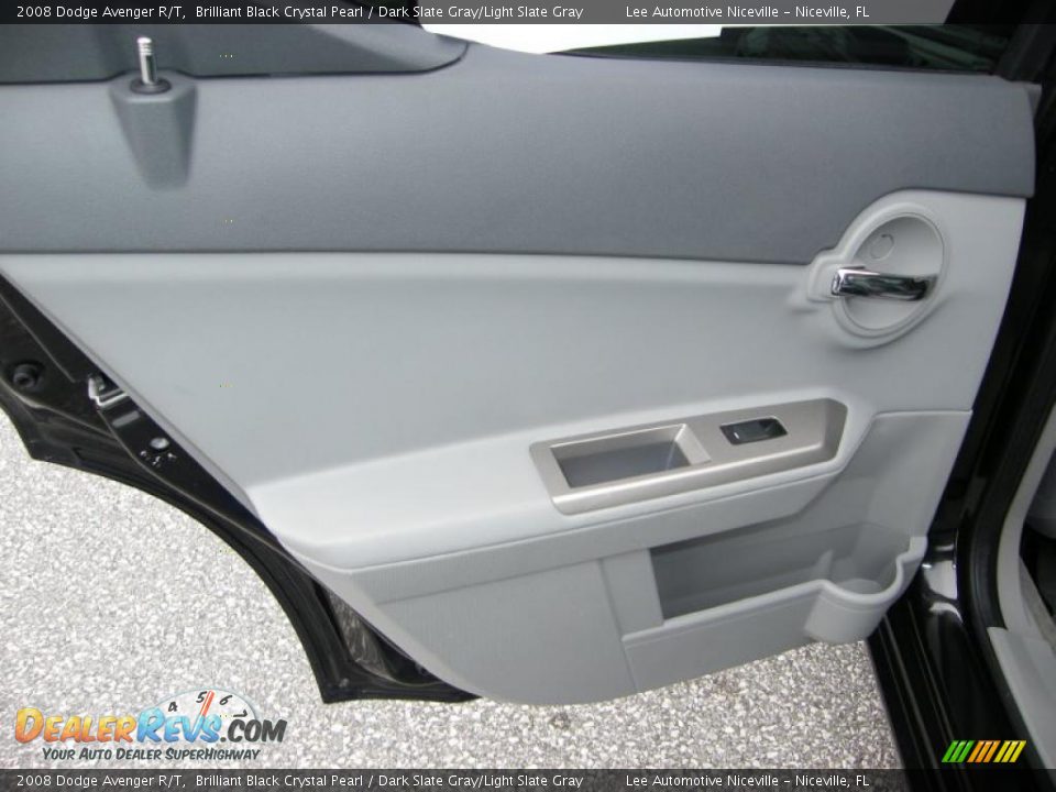 2008 Dodge Avenger R/T Brilliant Black Crystal Pearl / Dark Slate Gray/Light Slate Gray Photo #23