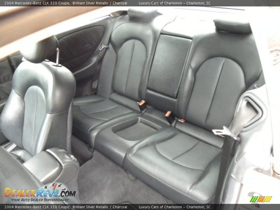 2004 Mercedes-Benz CLK 320 Coupe Brilliant Silver Metallic / Charcoal Photo #8