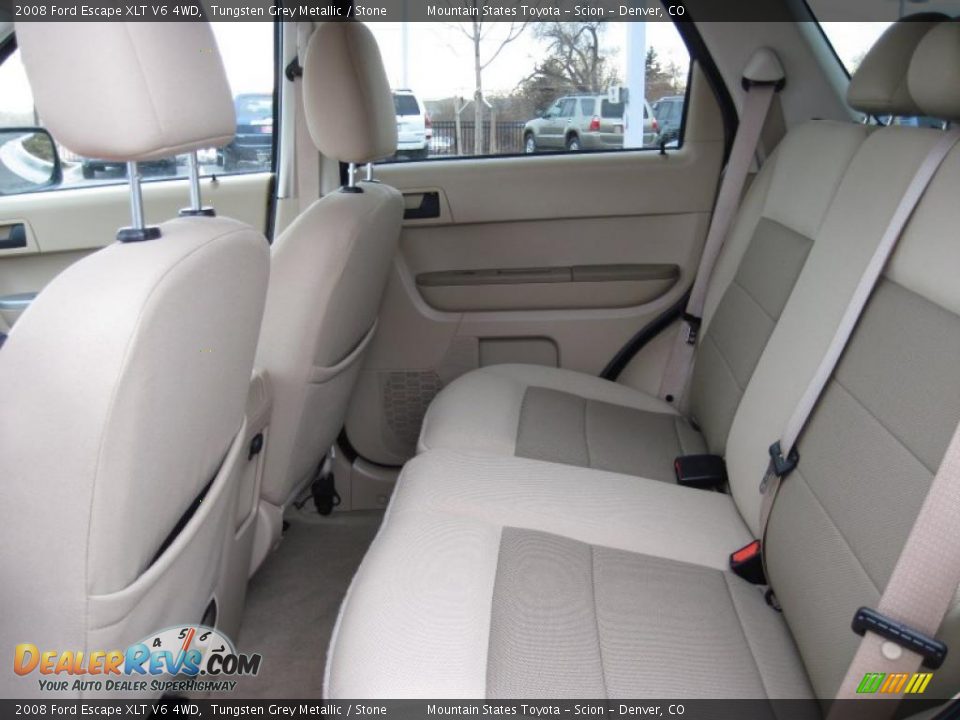 2008 Ford Escape XLT V6 4WD Tungsten Grey Metallic / Stone Photo #9
