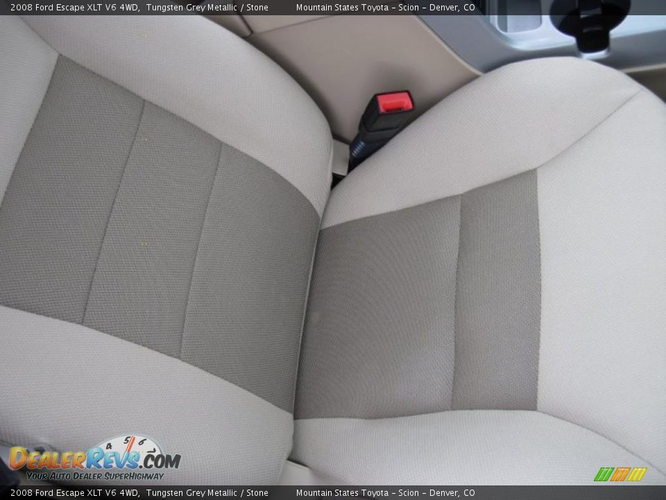 2008 Ford Escape XLT V6 4WD Tungsten Grey Metallic / Stone Photo #11