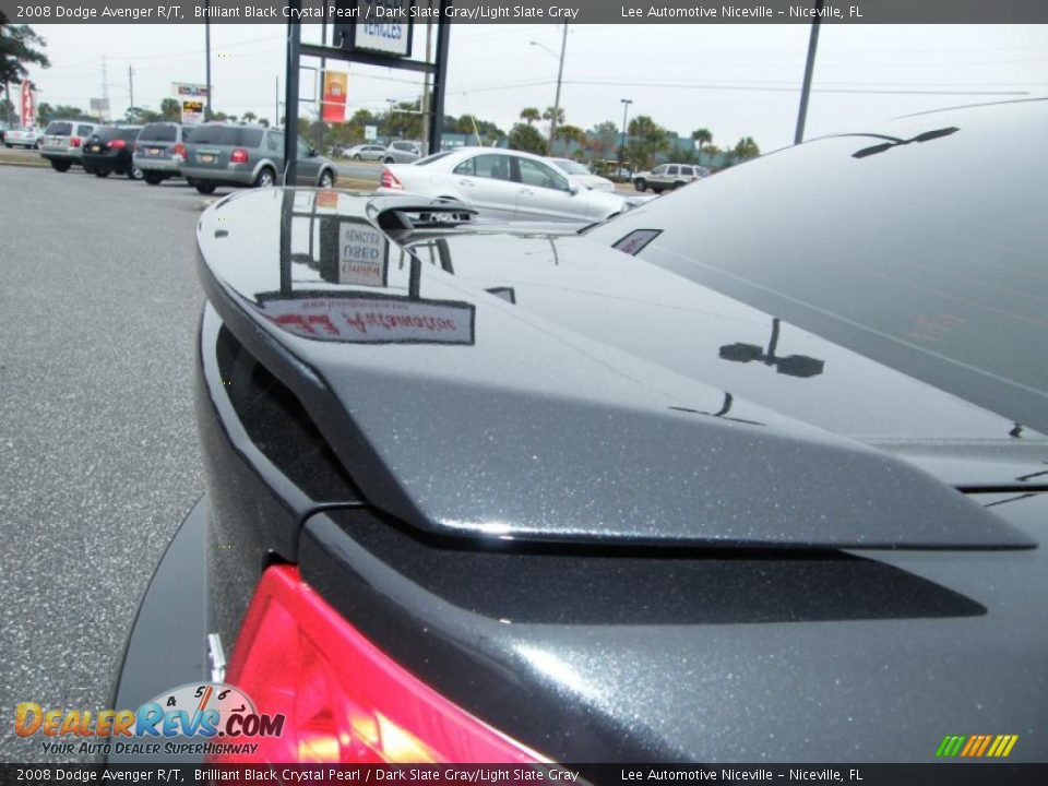 2008 Dodge Avenger R/T Brilliant Black Crystal Pearl / Dark Slate Gray/Light Slate Gray Photo #25