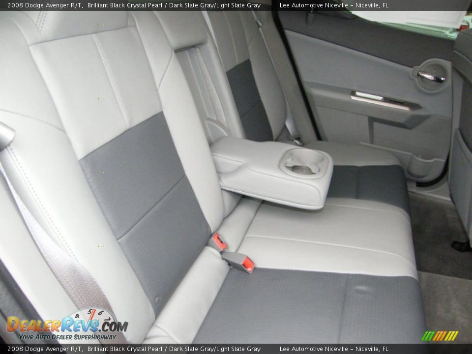 2008 Dodge Avenger R/T Brilliant Black Crystal Pearl / Dark Slate Gray/Light Slate Gray Photo #26