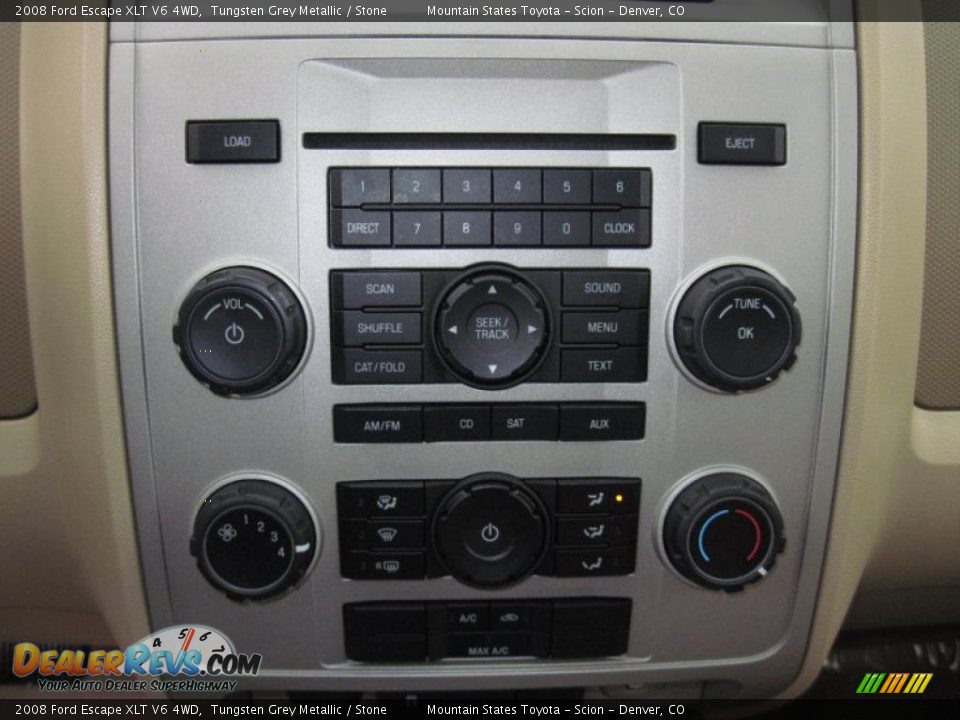 2008 Ford Escape XLT V6 4WD Tungsten Grey Metallic / Stone Photo #16