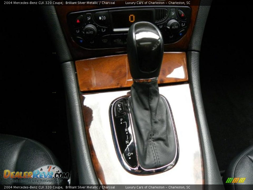 2004 Mercedes-Benz CLK 320 Coupe Brilliant Silver Metallic / Charcoal Photo #17