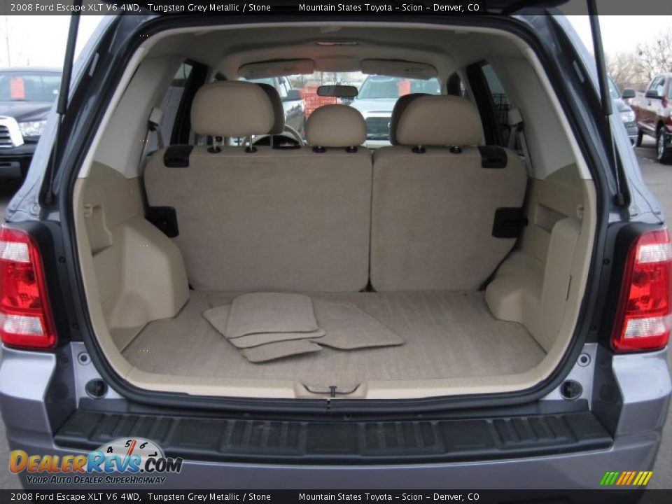 2008 Ford Escape XLT V6 4WD Tungsten Grey Metallic / Stone Photo #20